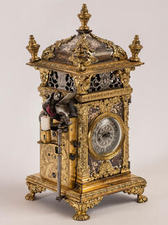 Pierre Fromery: Weckuhr mit Feuerzeugmechanismus